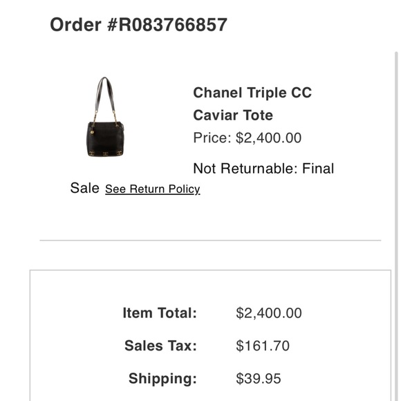 Chanel triple c tote. - Picture 9 of 14